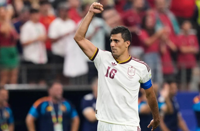 Kapten Timnas Spanyol Rodri mencatatkan penampilan individu paling dominan secara statistik dalam sejarah Piala Dunia. Foto/News18