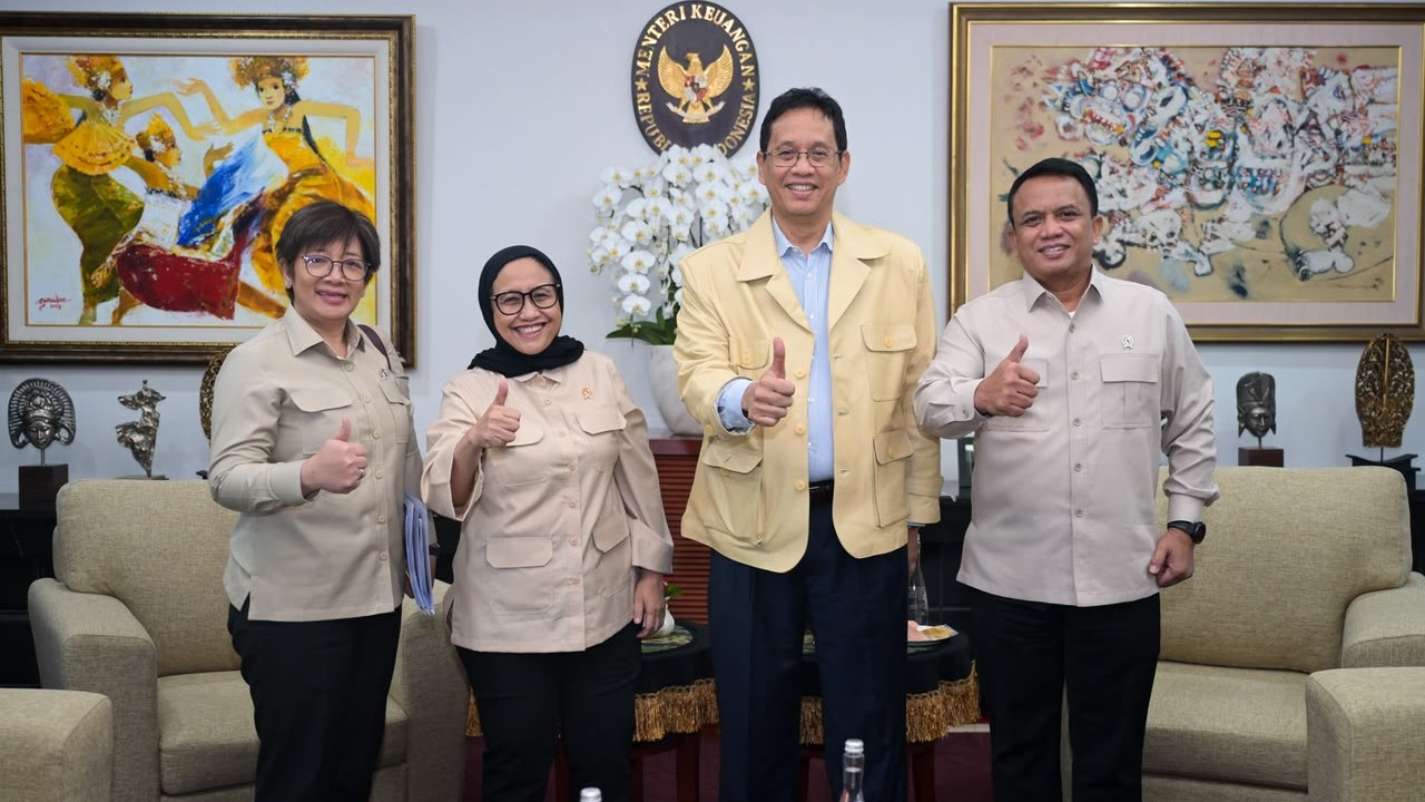 Nanik S Deyang saat  pertemuan dengan Menteri Keuangan Purbaya Yudhi Sadewa di Kementerian Keuangan, Jakarta, Kamis (25/06/2026).